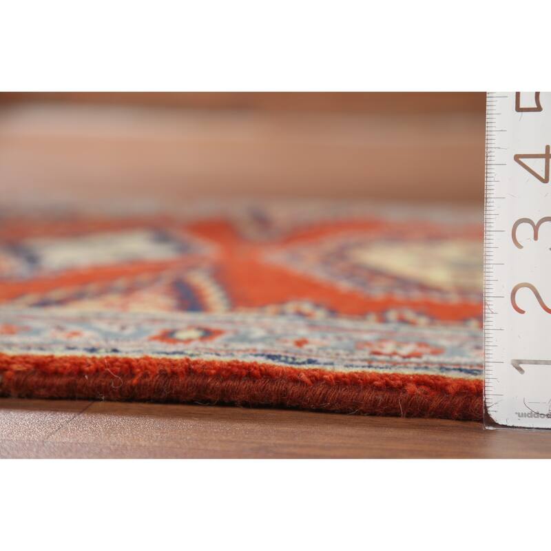 Orange Viss Indian Accent Rug Handmade Wool Carpet - 3'0"x 5'0"