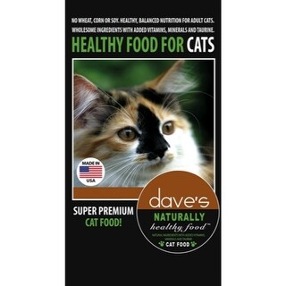 Shop Daves Naturally Healthy Adult Cat Food 8 Lbs Free Shipping