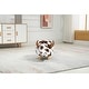 preview thumbnail 22 of 23, Animal Cow Storage Upholstered Kids Ottoman