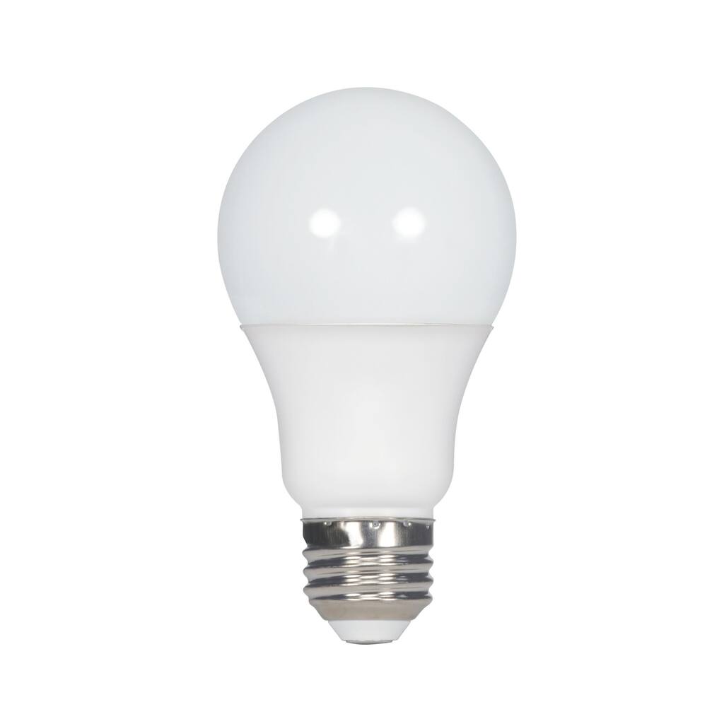 5.5 Watt A19 LED 3000K Medium Base 220 degree Beam Angle 120 Volts - White