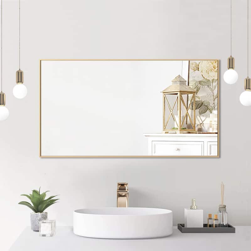 Ledel Framed Bathroom Vanity Mirror Rectangle Wall Mirror