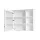 preview thumbnail 53 of 95, Modern Surface Mount Solid Wood Framed Medicine Cabinet With Mirror and Shelves