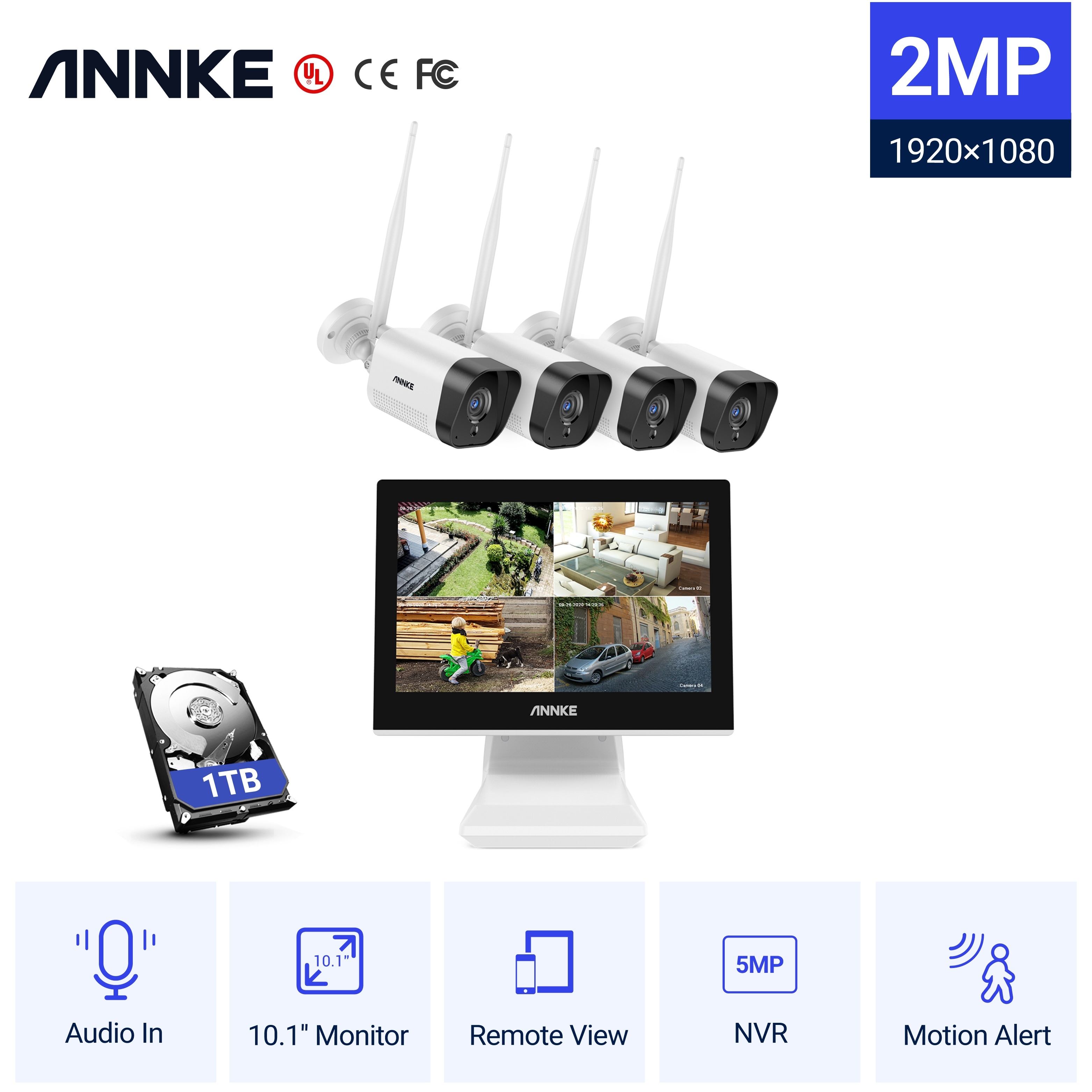 annke 4ch 1080p
