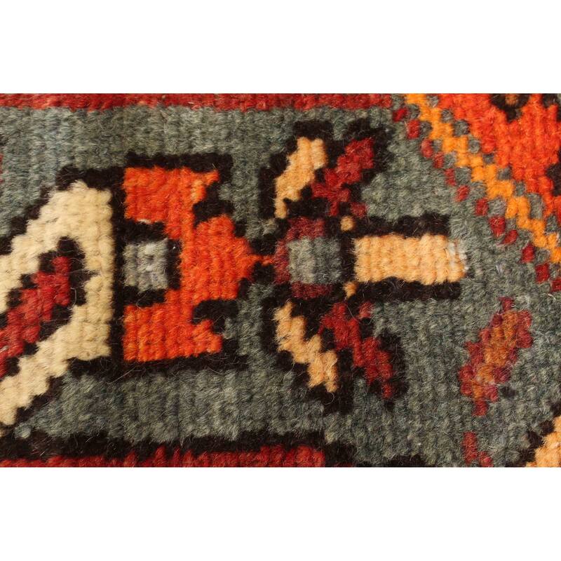 ECARPETGALLERY Hand-knotted Antalya Vintage Red Wool Rug - 3'3 x 7'7