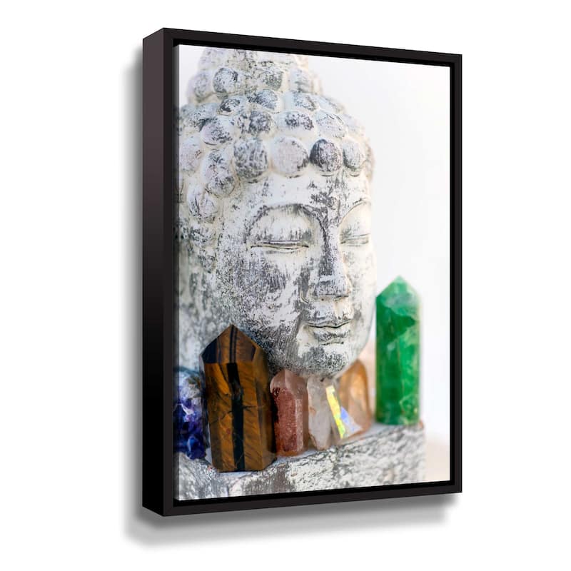 Crystal Buddha Gallery Wrapped Floater-framed Canvas - Bed Bath ...