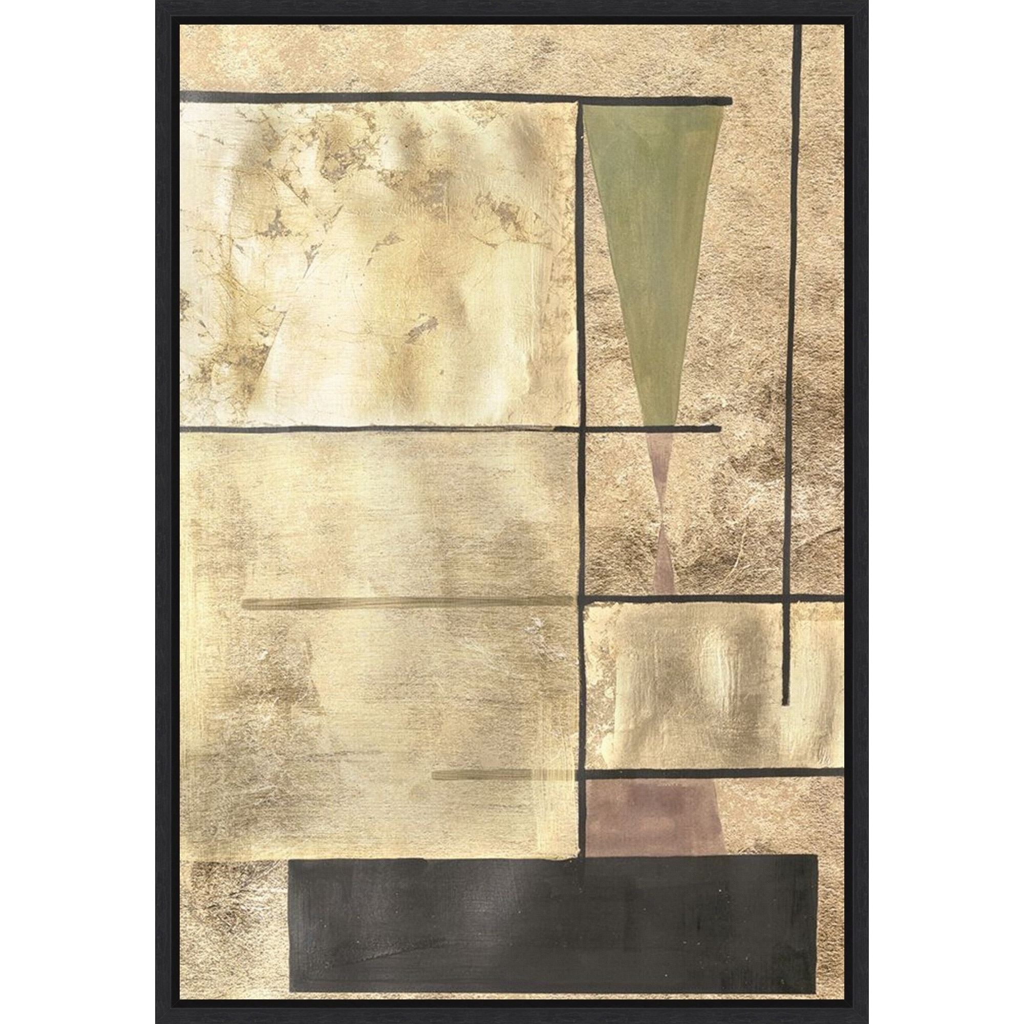Gold Standard III by Michael Willett Framed Canvas Wall Art Print