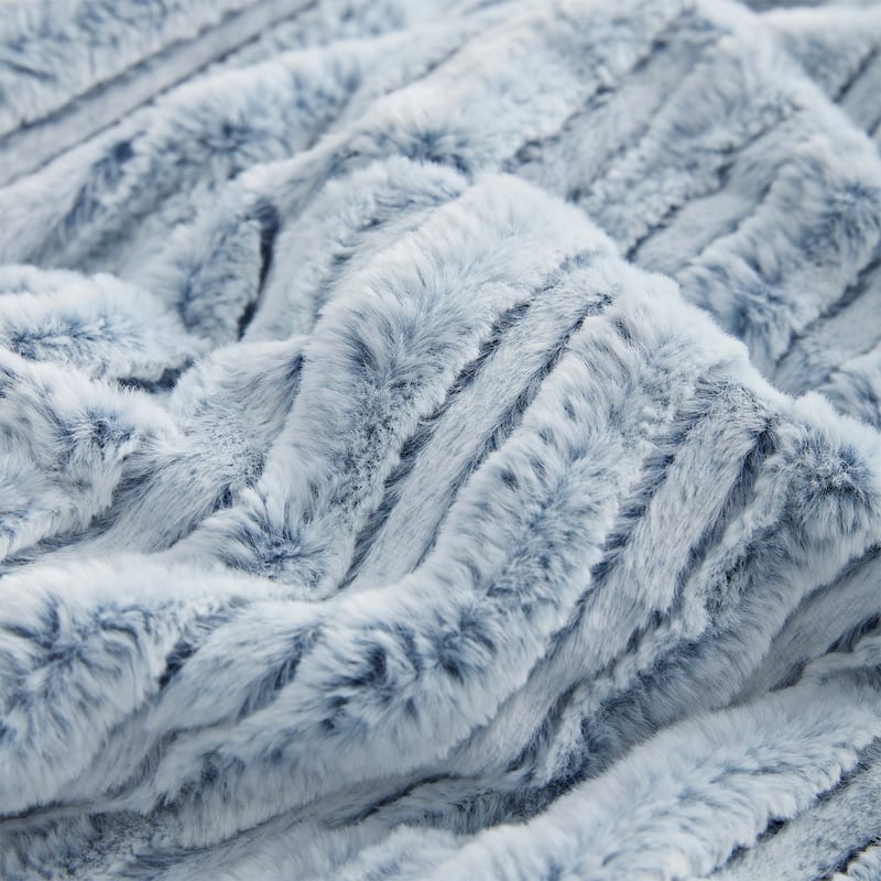 Softer than Soft® - Coma Inducer® Oversized Comforter Set - Frosted Navy Stripe