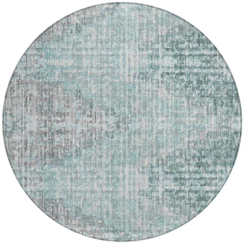 HomeRoots Geometric Transitional Rectangle Outdoor Rug