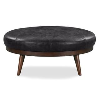 Poly & Bark Gio Ottoman - Full Grain Genuine Italian Leather
