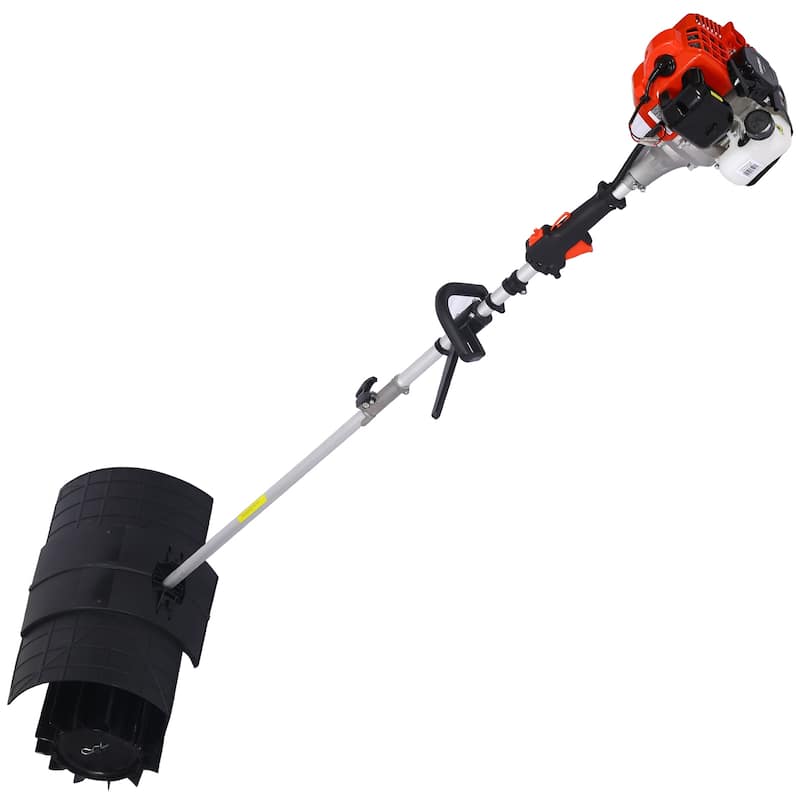 Gasoline Power Sweeper,52CC 2-Stroke Handheld Sweeping Broom,Snow,Lawn