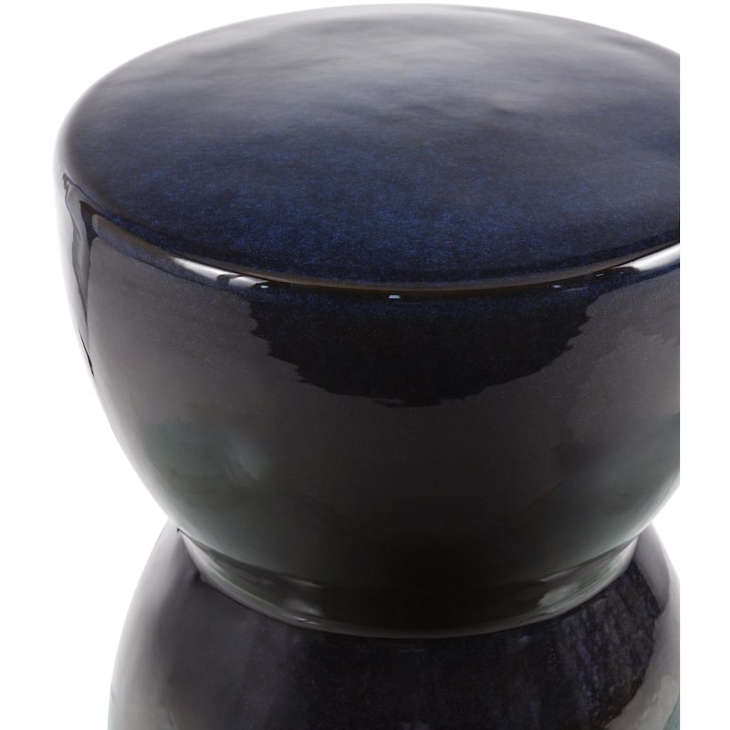 Livabliss Hourglass Modern Garden Stool