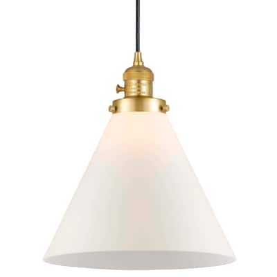 Innovations Lighting 201CSW-14-12 Cone Pendant Cone 12" Wide pendant