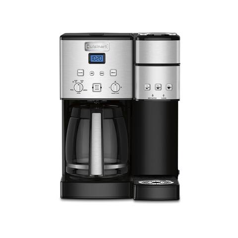 Cuisinart SS-15 Coffee Center 12 Cup Coffeemaker And Single-Serve Brewer, Stainless Steel