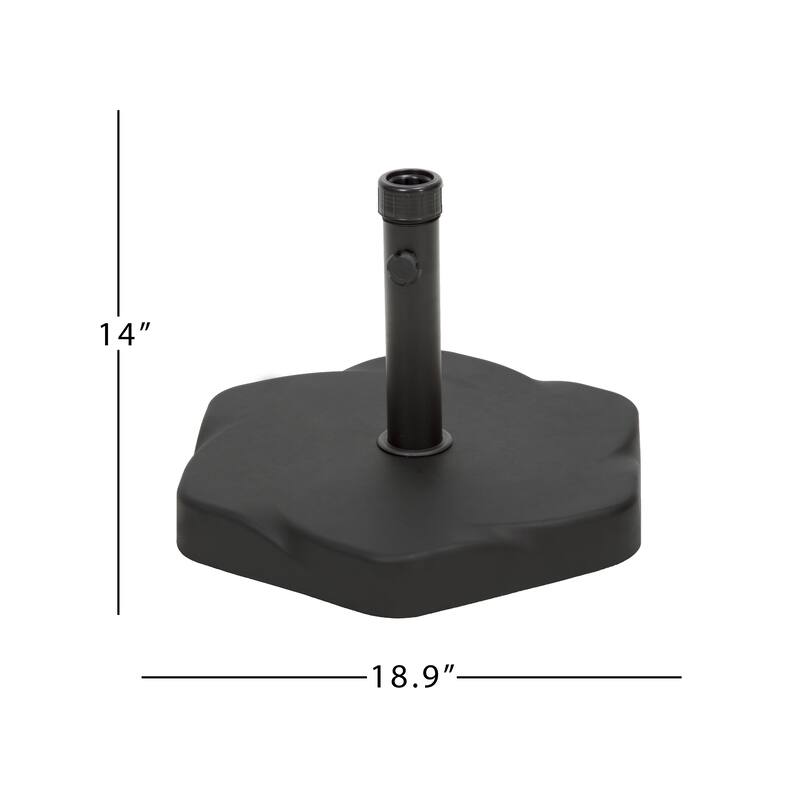 Roomfitters Round/Hexagonal 66 lbs Umbrella Base, Heavy-Duty Outdoor Umbrella Stand