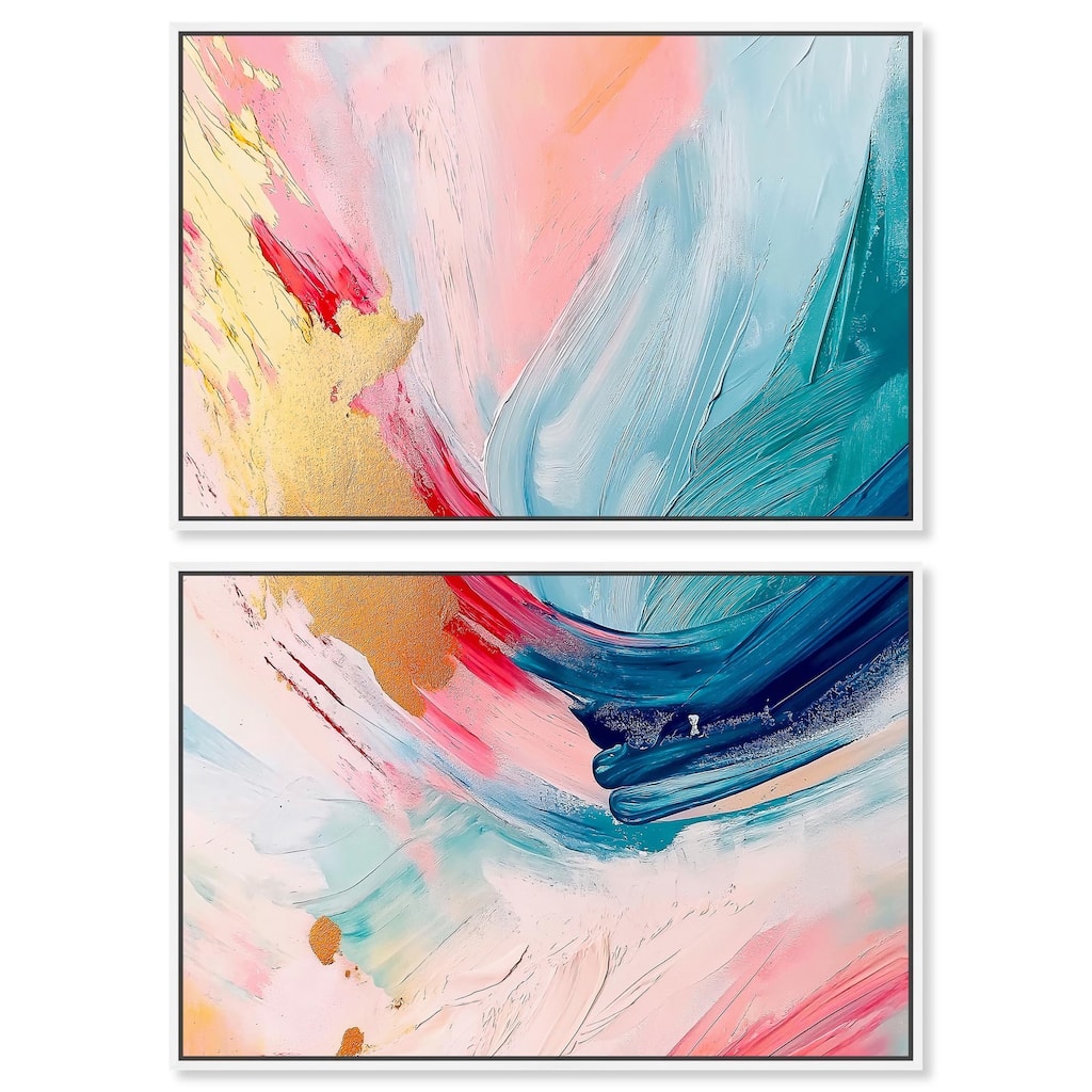 Burst of Energy Canvas Set of 2 by Art Remedy