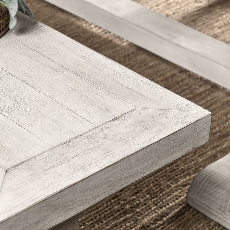 Quincy 83" Bench in Nordic Ivory by Kosas Home