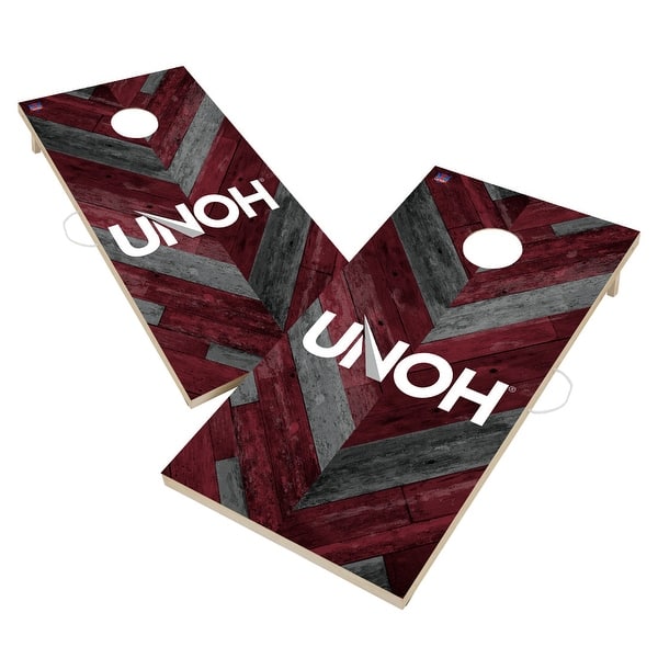 slide 2 of 6, Northwestern Ohio UNOH Racers Cornhole Board Set 16 Years and Up