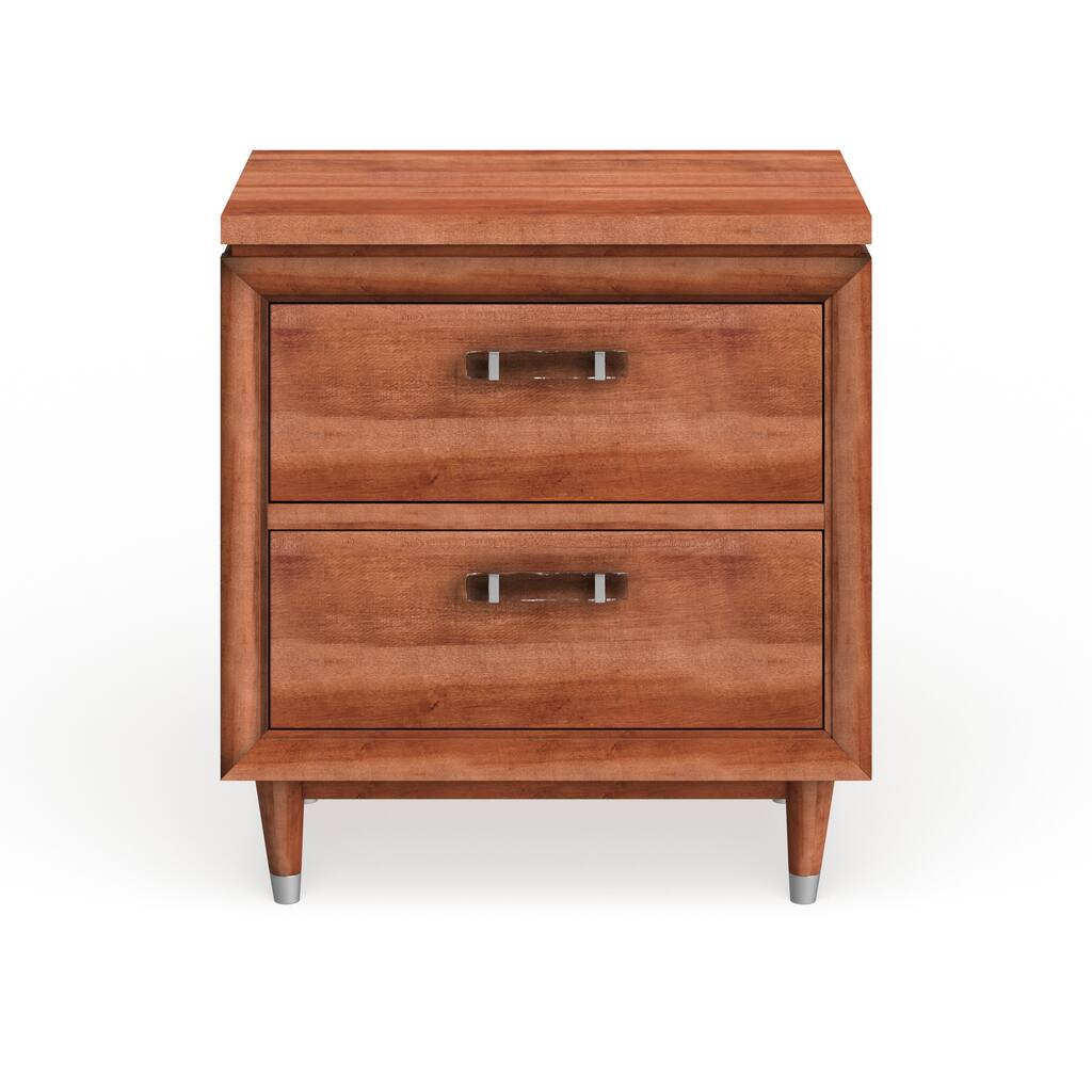 Strick & Bolton Miller Honey Pine 2-drawer Nightstand