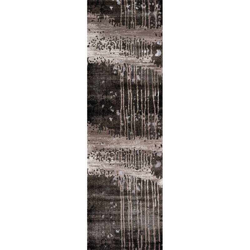 Momeni Monterey Polyester Blend Contemporary Abstract Area Rug