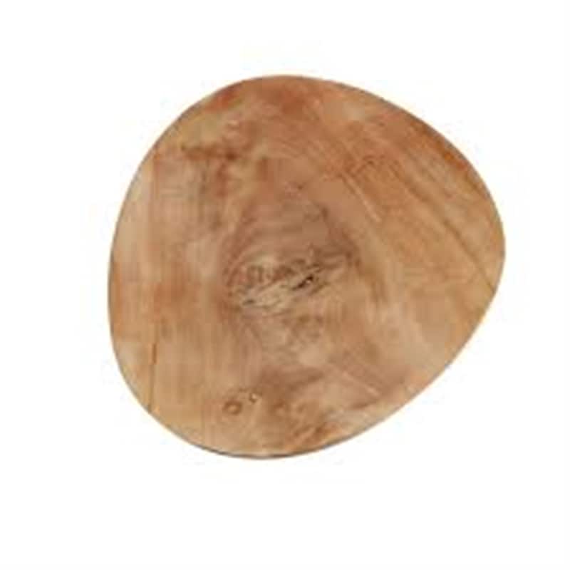 Plate Drop - Natural- ND - Wooden