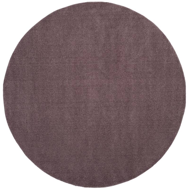 SAFAVIEH Velvet Shag Eusebia Solid Polyester Rug