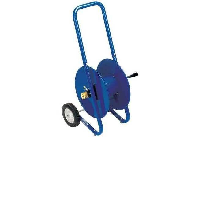 Coxreels Hand Crank Hose Reel,225 ft,3/8" ID,Blue 117-4-225-DM - 1 Each
