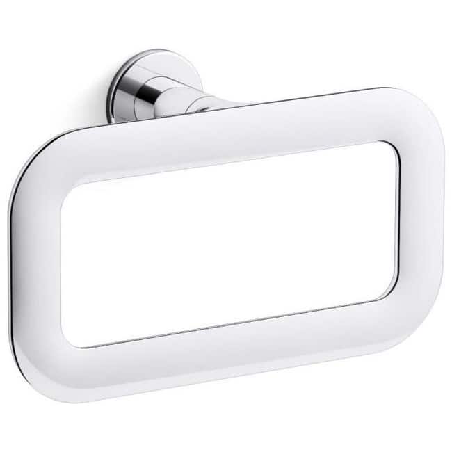 Kallista P34138-00 002 Collection 9" Wall Mounted Towel Ring - Polished Chrome