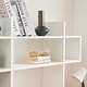 preview thumbnail 3 of 2, The Easy To Assemble College Dorm Bookshelf - White