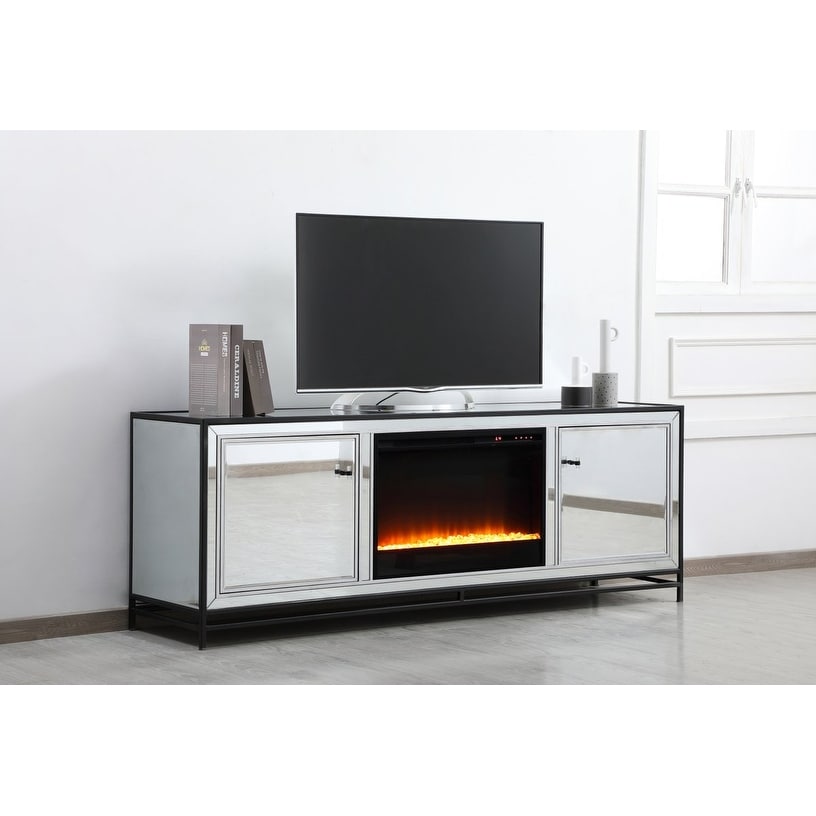 Jordan's furniture fireplace shop tv stand