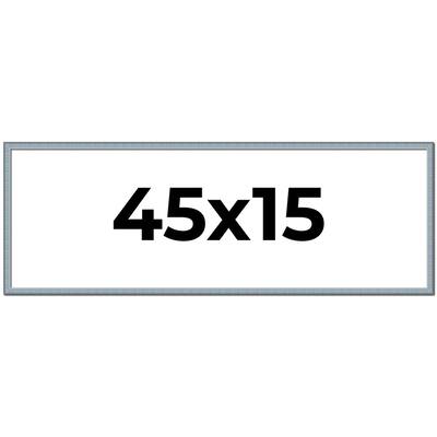 45x15 Frame Rustic Sky Blue Solid Wood Picture Frame | 0.75 Inch