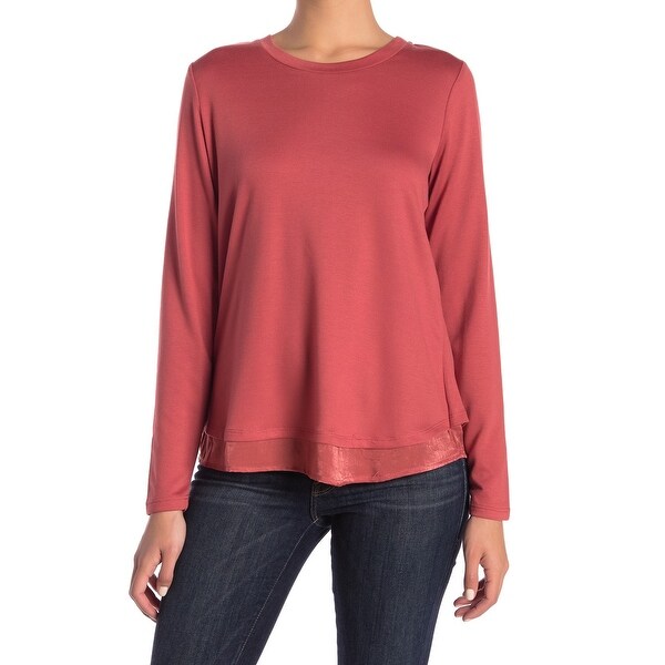 rust pink shirt womens