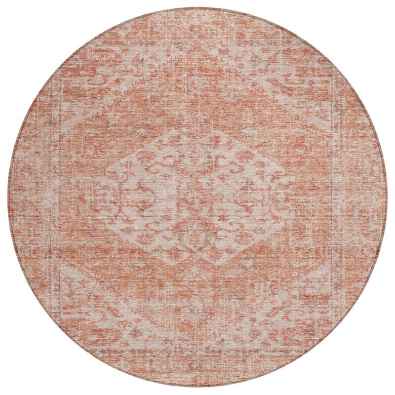 HomeRoots Oriental Traditional Rectangle Outdoor Rug