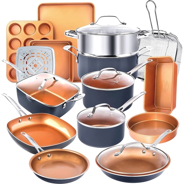Calphalon Classic Hard-Anodized Nonstick Cookware, 14-Piece Pots and Pans  Set - Bed Bath & Beyond - 36959694