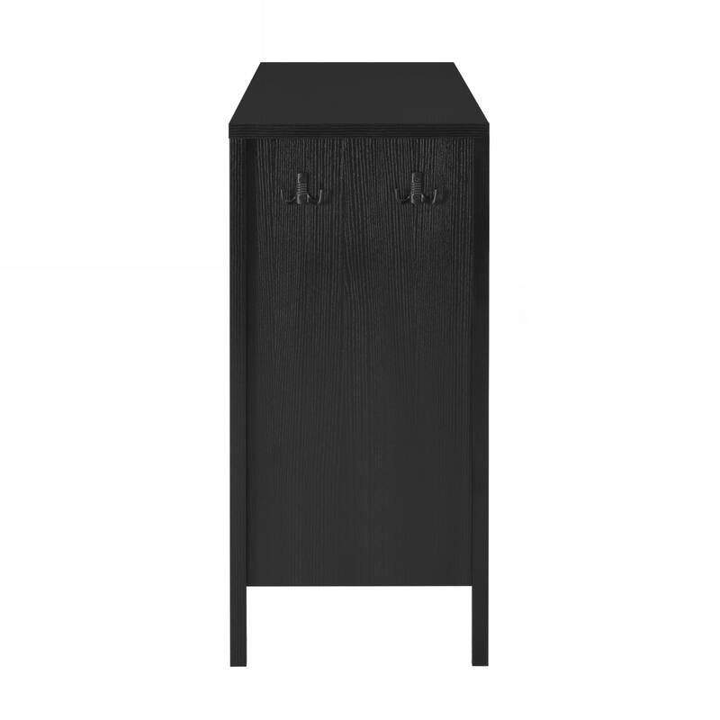 Modern Cabinet with Double Hooks,Suitable for Living Room, Hallway, Dining,Office