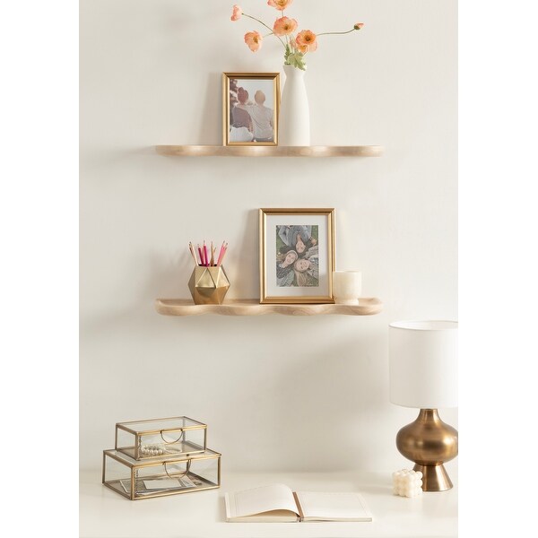 Kate and Laurel Alezar Wood Shelf Set - Bed Bath & Beyond - 43419659