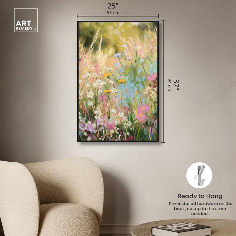 Floral Impressionism I Canvas by Art Remedy