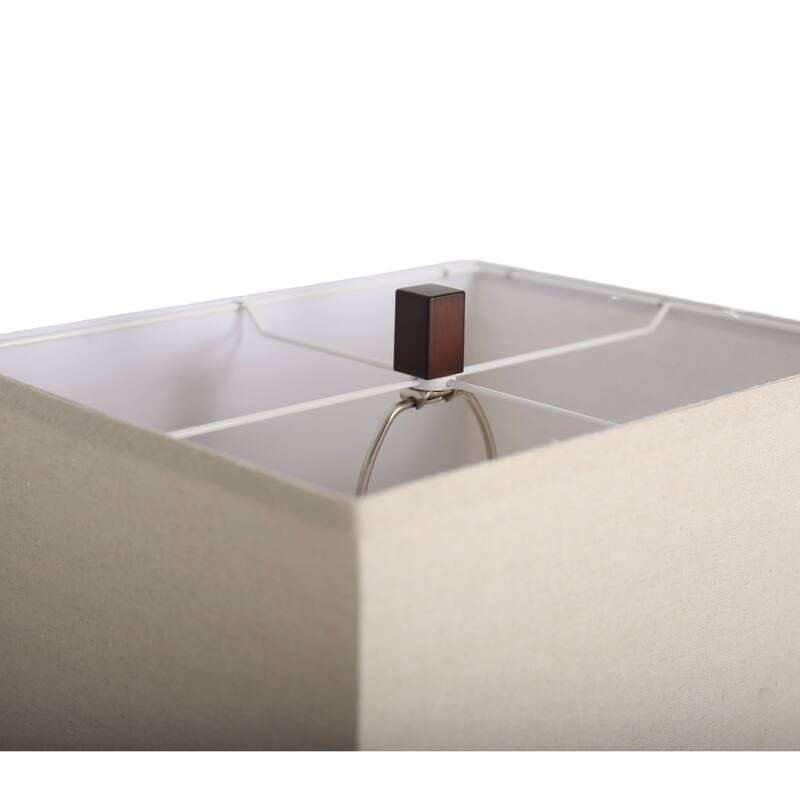 26-inch Wood Table Lamps For Living Room/Bedroom Set of 2