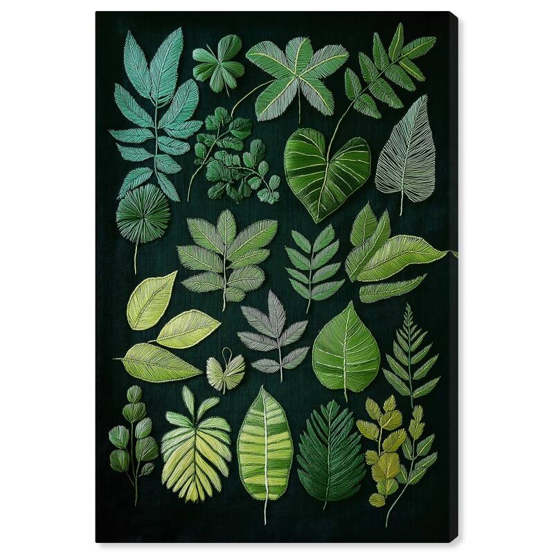 Leaf Library II Canvas by Art Remedy, Gallery Wrapped - 16" x 24"