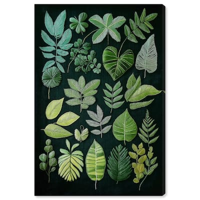 Leaf Library II Canvas by Art Remedy, Gallery Wrapped