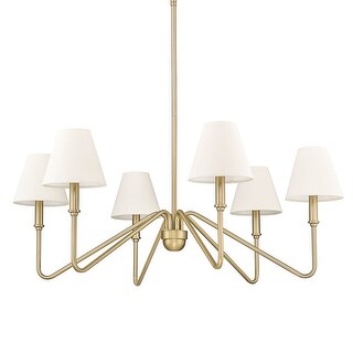 Golden Lighting 3690-6 IL Kennedy 6 Light 35" Wide Chandelier