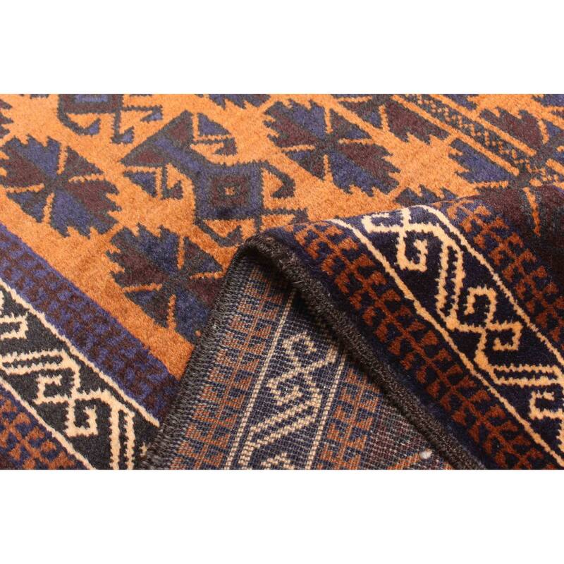 ECARPETGALLERY Hand-knotted Teimani Brown Wool Rug - 3'2 x 4'11