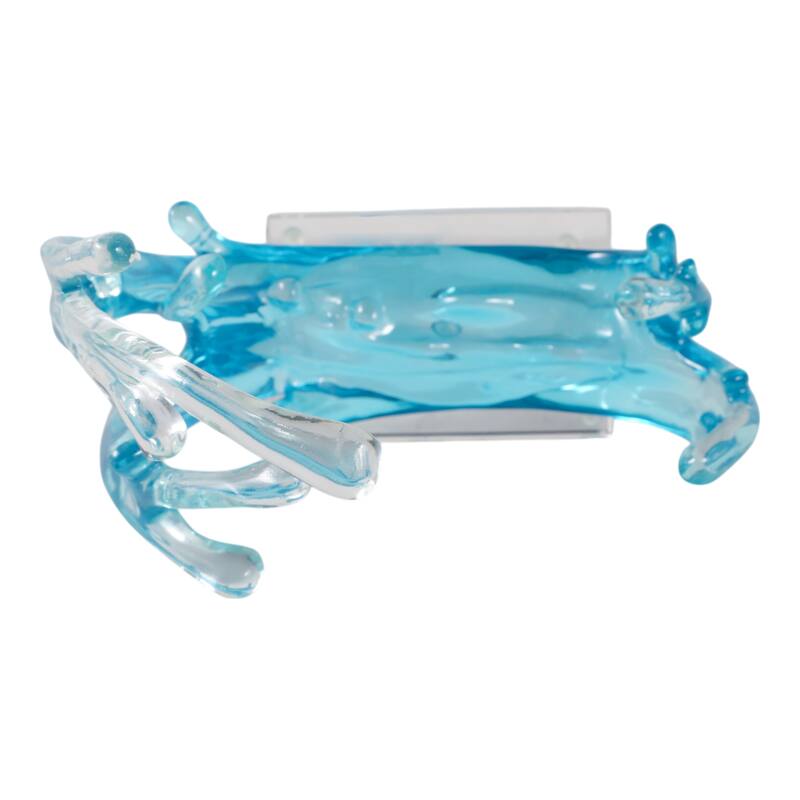 Resin Sculpture Wave Abstract Modern Decorative Object - 11" Blue - 8.75" x 4.25" x 10.5"