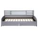 preview thumbnail 85 of 92, L-Shaped Twin with Drawers, End Bed Storage, Bookcase Daybed with Drawers, French Velvet Bed with Multiple Storage, Trundle, USB