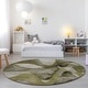 preview thumbnail 109 of 118, Machine Washable Indoor/ Outdoor Modern Chantille Rug Olive - 8' x 8'