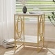 preview thumbnail 3 of 7, Sintered Stone End Coffee Table 2 Tier Side Table With Storage Shelf - 15.75x15.75x22.83 inch