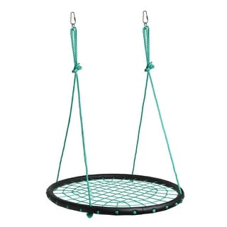 40 Inch Kids Outdoor Tree Saucer Swing Platform Swing Garden - M