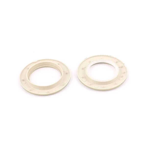 Shop Unique Bargains 6pcs 40mm Champagne Color Plastic Drapery
