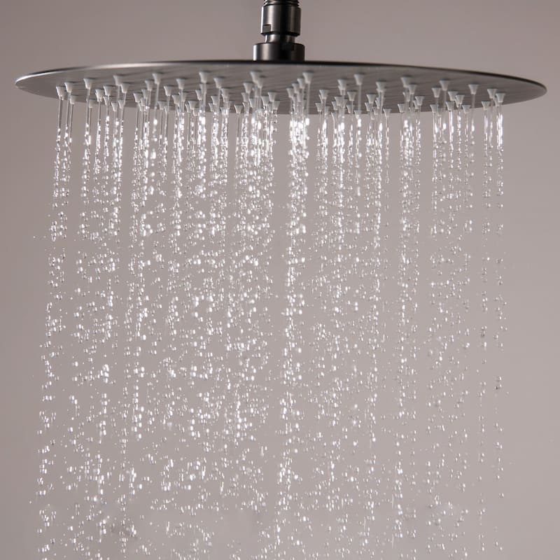 Modland 91''H Freestanding Outdoor Shower Rainfall with Handheld Shower