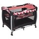preview thumbnail 3 of 4, Baby Trend Resort Elite Spacious Portable Infant Play Nursery Center, Dotty Pink - 34