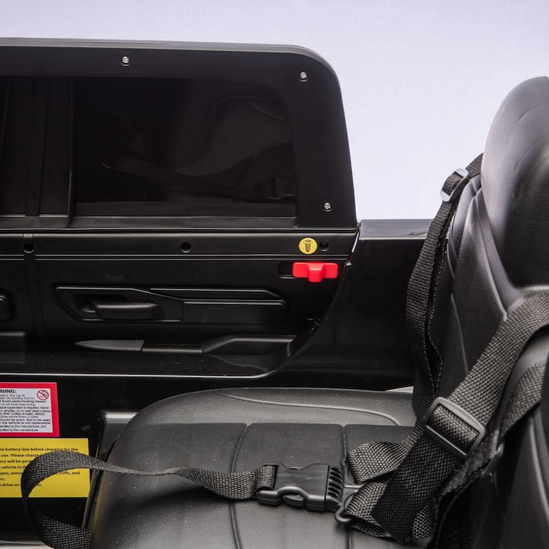 24V Licensed Dodge RAM 2500 2-Seater Kids Ride On Truck with Remote, Dual Motors, 4-Wheel Suspension, Bluetooth & Music
